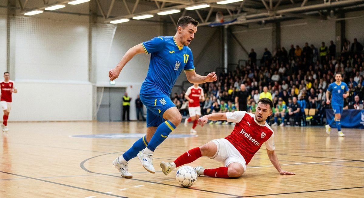 Mecz Fogo Futsal Ekstraklasy — akcja na parkiecie